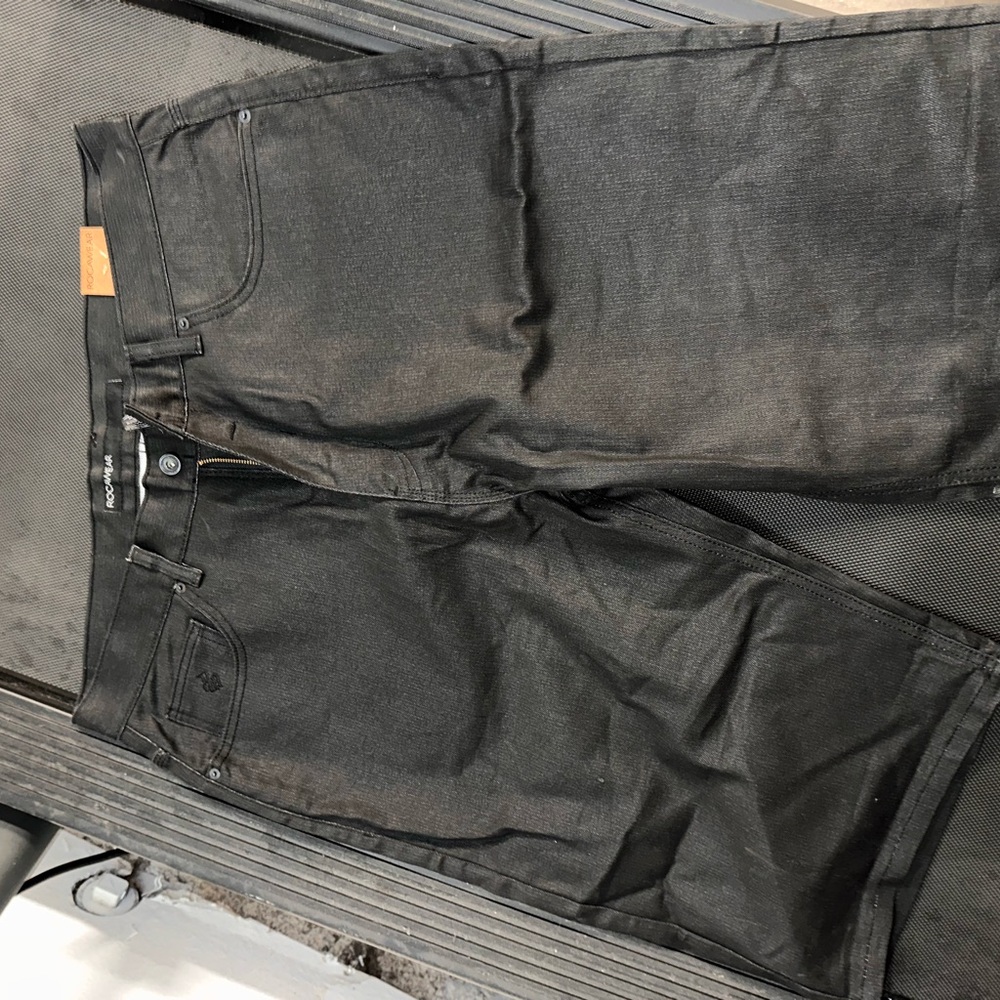 Rocawear Black Jean Shorts for Men